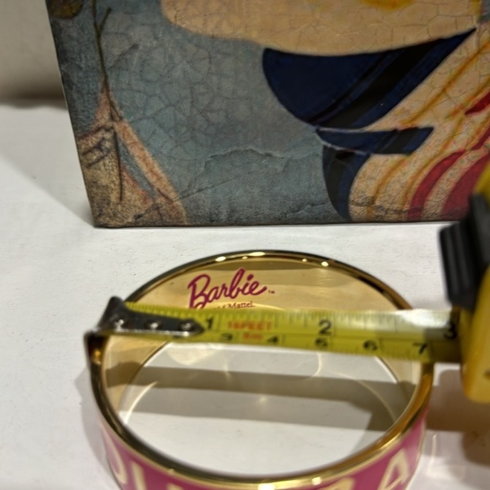 Barbie Pink and Gold Bangle - "Always Fabulous" 2014 EUC - Picture 6 of 9